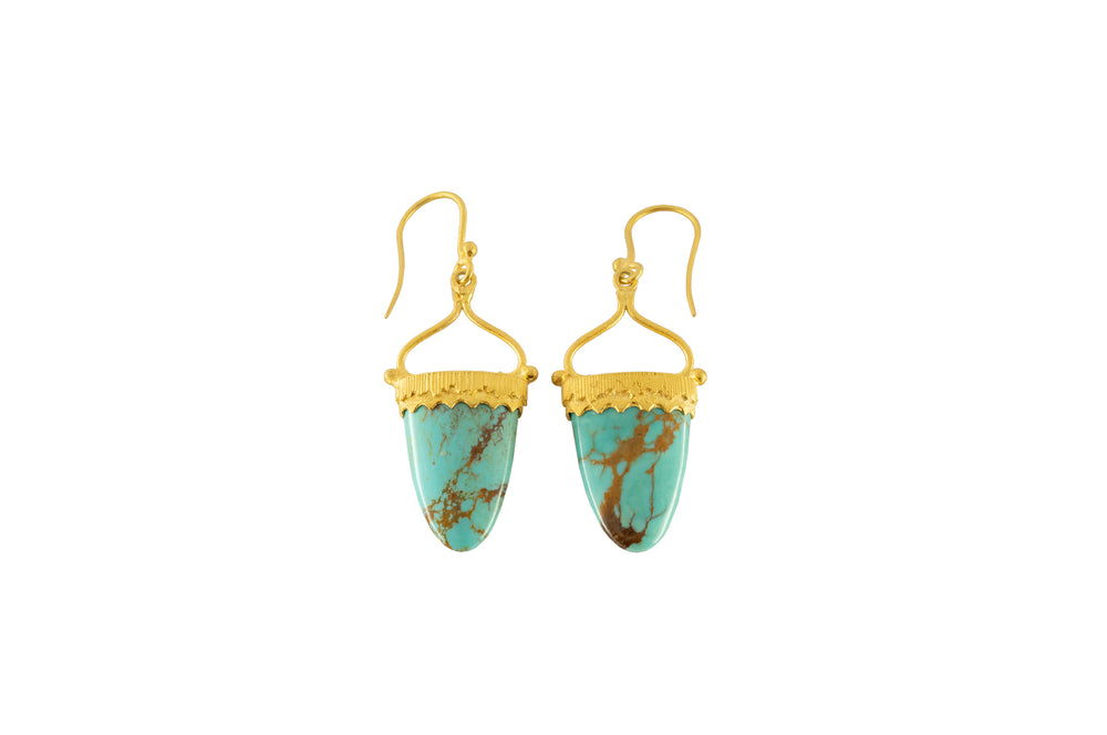 Bespoke Mexican Turquoise Earrings