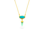 Bespoke Chrysoprase & Opal Necklace