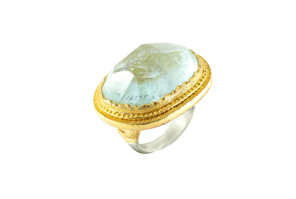 Bespoke Aquamarine Ring